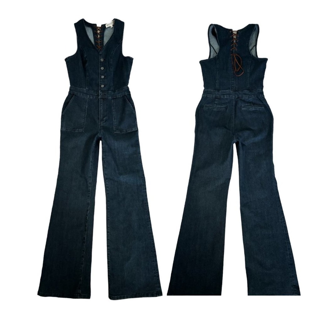 Idyllwind Dark Blue Denim Jumpsuit